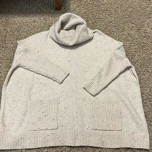 LOFT poncho-like sweater